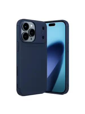 Apple İphone 17 Pro Max Auto Focus Karbon Kapak - Lacivert