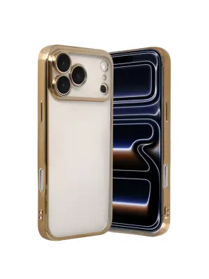 Apple İphone 17 Pro Max Razer Lensli Silikon - Gold
