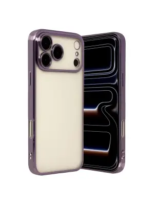 Apple İphone 17 Pro Max Razer Lensli Silikon - Mor