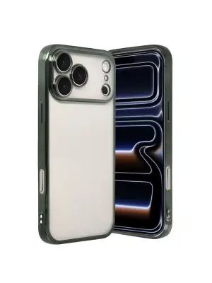 Apple İphone 17 Pro Max Razer Lensli Silikon - Yeşil