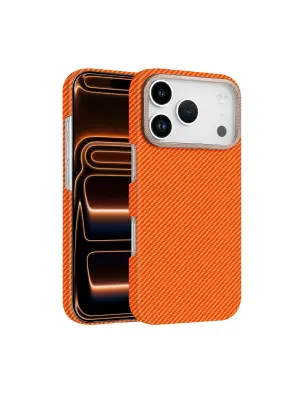 Apple İphone 17 Pro Max Vega Magsafe Kapak - Turuncu
