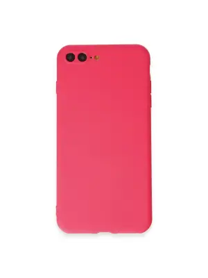Apple İphone 7 Plus Kılıf First Silikon - Pembe