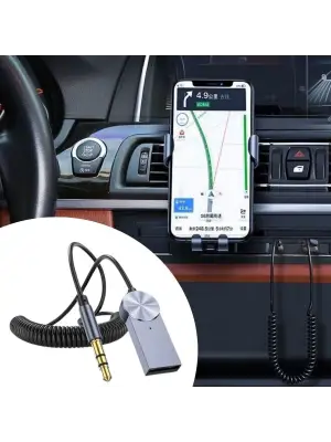 Araba İçin Bluetooth Aux Alıcısı Wireless Araç Kiti