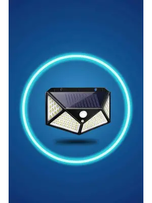 Bahçe Lambası Bahçe Aydınlatma Sensörlü Suya Dayanıklı 100 Led