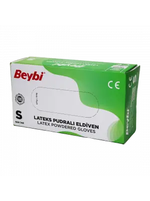 Beybi S Pudralı Muayene Eldiveni 100lü