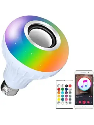 Bluetooth Hoparlör Akıllı Led Ampul Lamba