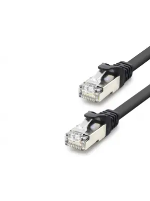 Cat7 Ethernet Patch Kablosu 10 Gbps 600 Mhz 5 M - Siyah HDX5093
