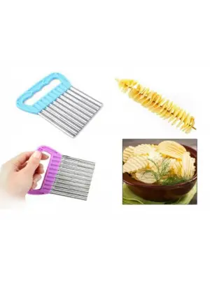 Chips Chopper Şekilli Sebze Ve Meyve Dilimleyici