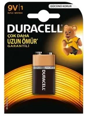 Duracell 9v Pil Tekli