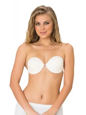 ieg™ EKRU MI  721 Şeffaf Askıllı Sütyen