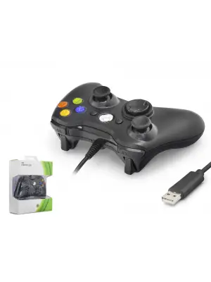 Gamepad Pc Xbox 360 Uyumlu Kablolu - Siyah ND506B