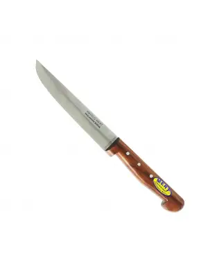 H.M. Paslanmaz Bursa Mutfak, Ekmek Bıçağı 15,5 cm, Ahşap Sap