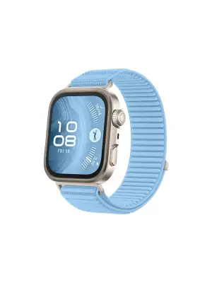 Huawei Fit 4 Braid Kordon (saat Değildir) - Açık Mavi