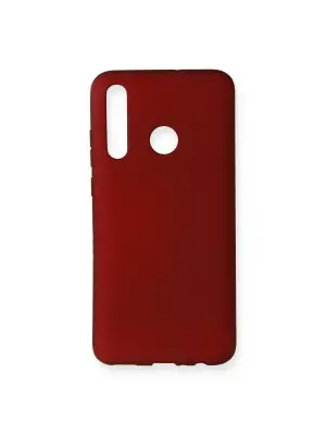 Huawei Honor 20 Lite Kılıf First Silikon - Bordo