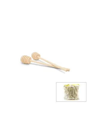 İbico İ22-341 ( 6pcs ) Bal Kaşık Ahşap & Bambu ( 16cm )*10x20