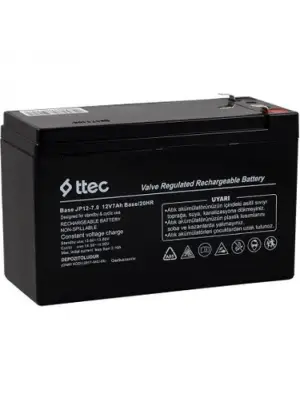 TTEC 12V 7 AH Base Kuru Bakımsız Akü