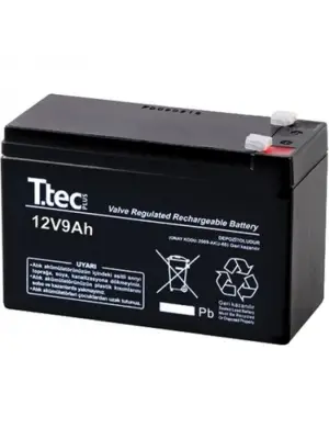 TTEC 12V 9 AH Kuru Bakımsız Akü