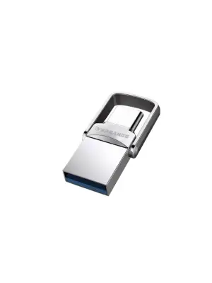 2si 1 Arada USB 3.2 Type-C Ve USB 64GB Metal Flash Disk