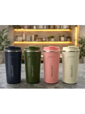480 ml Paslanmaz Çelik Termos Mug Bardak