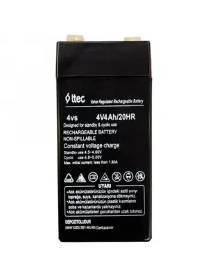 TTEC 4V 4 AH Kuru Bakımsız Akü