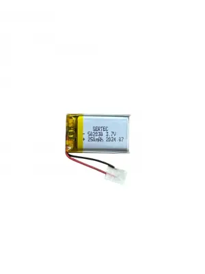 502030 3.7V 250 MAh Li-Polymer Pil (Devreli/1.5A)