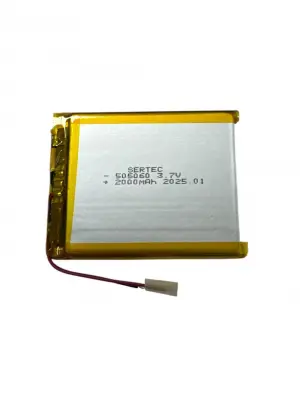 505060 3.7V 2000 mAh Li-Polymer Pil (Devreli/1.5A)