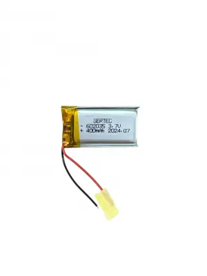 602035 3.7V 400mAh Li-Polymer Pil (Devreli/1.5A)