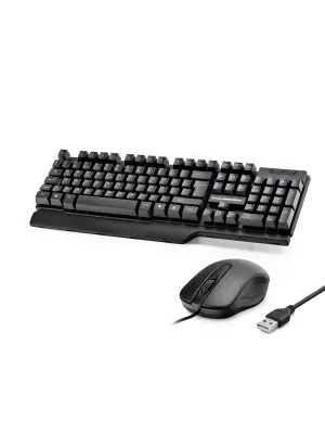 Ablolu Klavye Mouse Set Q Siyah HD861