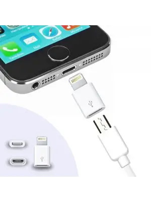 ieg™ Apple iPhone / iPad Micro Usb Dönüştürücü Adaptör OTG Aparat
