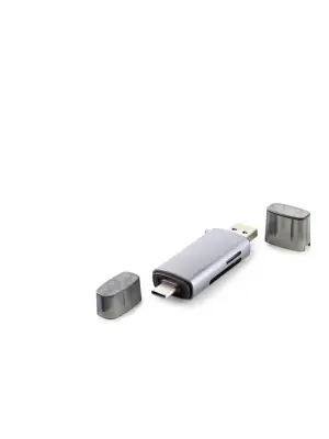 Card Reader Usb3.0 + Type-C All In One Gri HDX7031