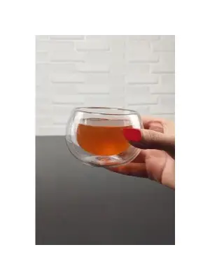 Çift Cidarlı Cam Reçellik 6 Adet
