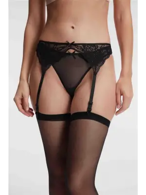 ieg™ Dantelli Jartiyer String ve Çorap 3lü Takım