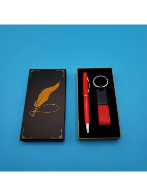 Deri Anahtarlık Ve Touchpen Kalem