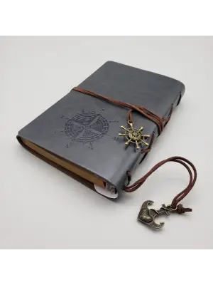 Deri Defter Gri