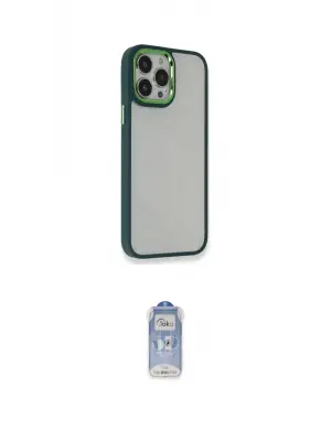 ieg™ iPhone 14 Pro Kılıf Eksen Doku Prime - Siyah Joko Magic 5D Cam