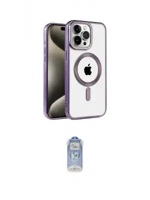 ieg™ iPhone 14 Pro Kılıf Eksen Form Koleksiyonu - Siyah Joko Magic 5D Cam