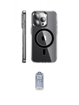 ieg™ iPhone 14 Pro Kılıf Nova Doku - Siyah Joko Magic 5D Cam