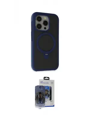 ieg™ iPhone 15 Pro Max Kılıf Ahenk Yansıma Özel Seri - Siyah Vanessa Magic Cam