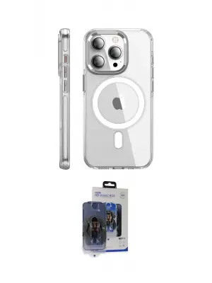 ieg™ iPhone 15 Pro Max Kılıf Nova Doku - Siyah Vanessa Magic Cam
