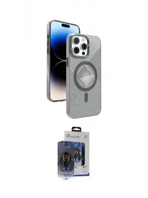 ieg™ iPhone 15 Pro Max Kılıf Nova Modern Prime - Siyah Vanessa Magic Cam