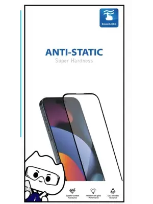 ieg™ İphone 16 6d Anti Static Temperli Cam Ekran Koruyucu Kırılmaz Full Kaplama