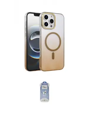 ieg™ iPhone 16 Pro Max Kılıf Ahenk Doku Özel Seri - Siyah Joko Magic 5D Cam