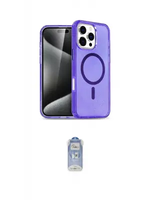 ieg™ iPhone 16 Pro Max Kılıf Nova Asil Prime - Siyah Joko Magic 5D Cam