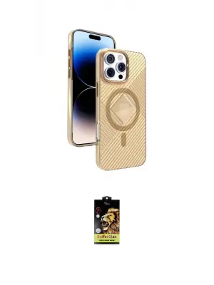ieg™ iPhone 16 Pro Max Kılıf Nova Modern Prime - Siyah Buffer Cam Ekran Koruyucu