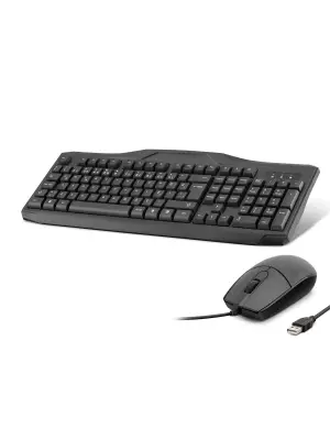 Kablolu Klavye Mouse Set Q Siyah OAK930