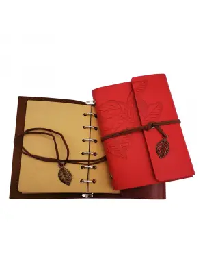 Küçük Boy Retro Deri Defter