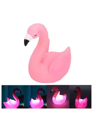 LED Işıklı Flamingo Masa Lambası