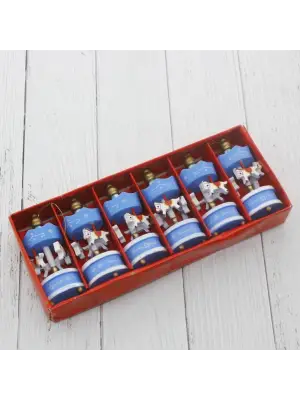 Mavi Mini Atlı Karınca 6 Lı
