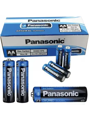 Panasonic Manganez Kalem AA Pil 60 Adet