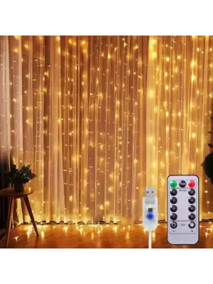 Peri Perde Led 3*3m 300 Led Gün Işığı